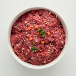 Beef, Seasonal Veggies & Brown Rice (RAW MEAT) - The Pet Butcher - Packaged Meals 