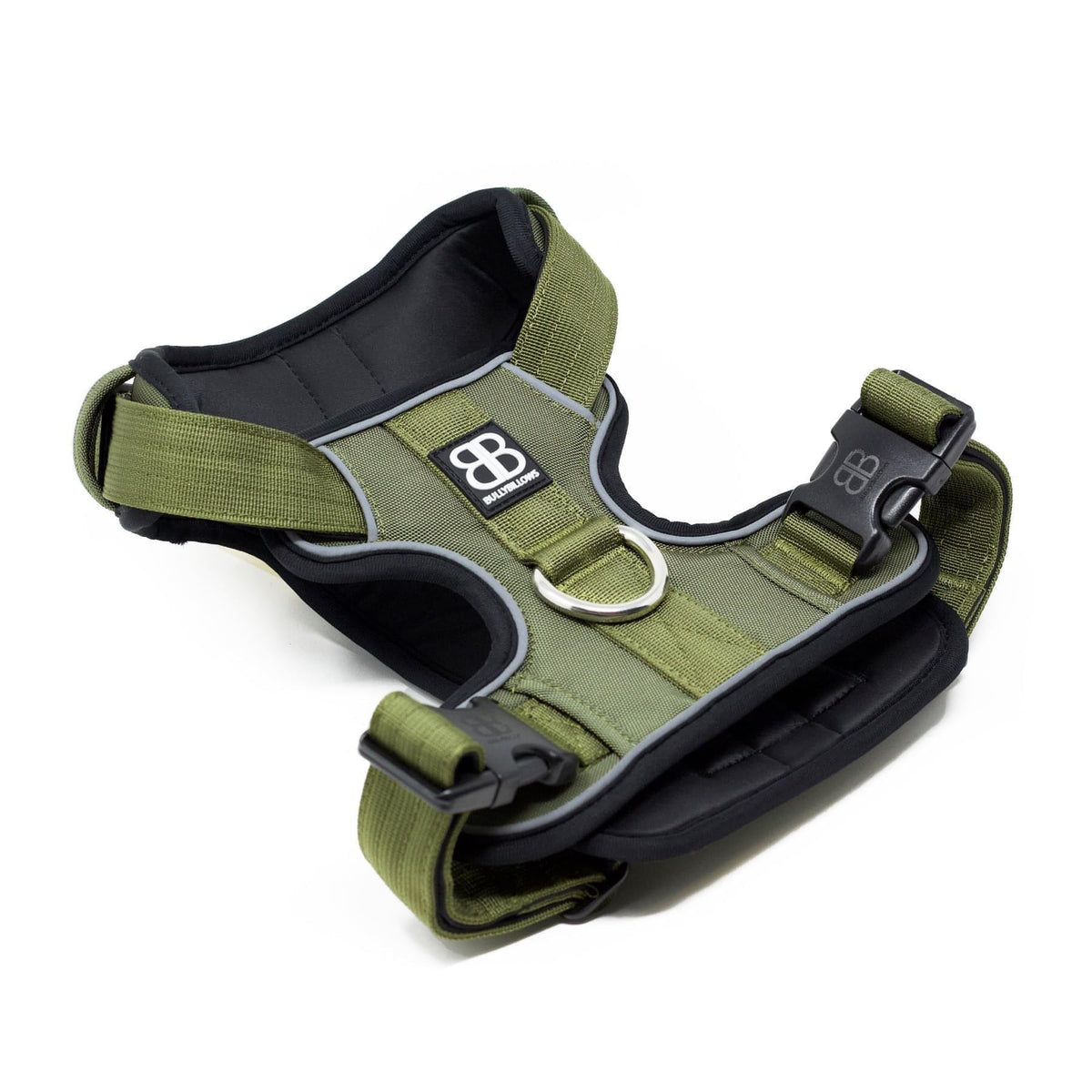 Bully Billows Premium Dog Harness v 2.0 Khaki The Pet Butcher