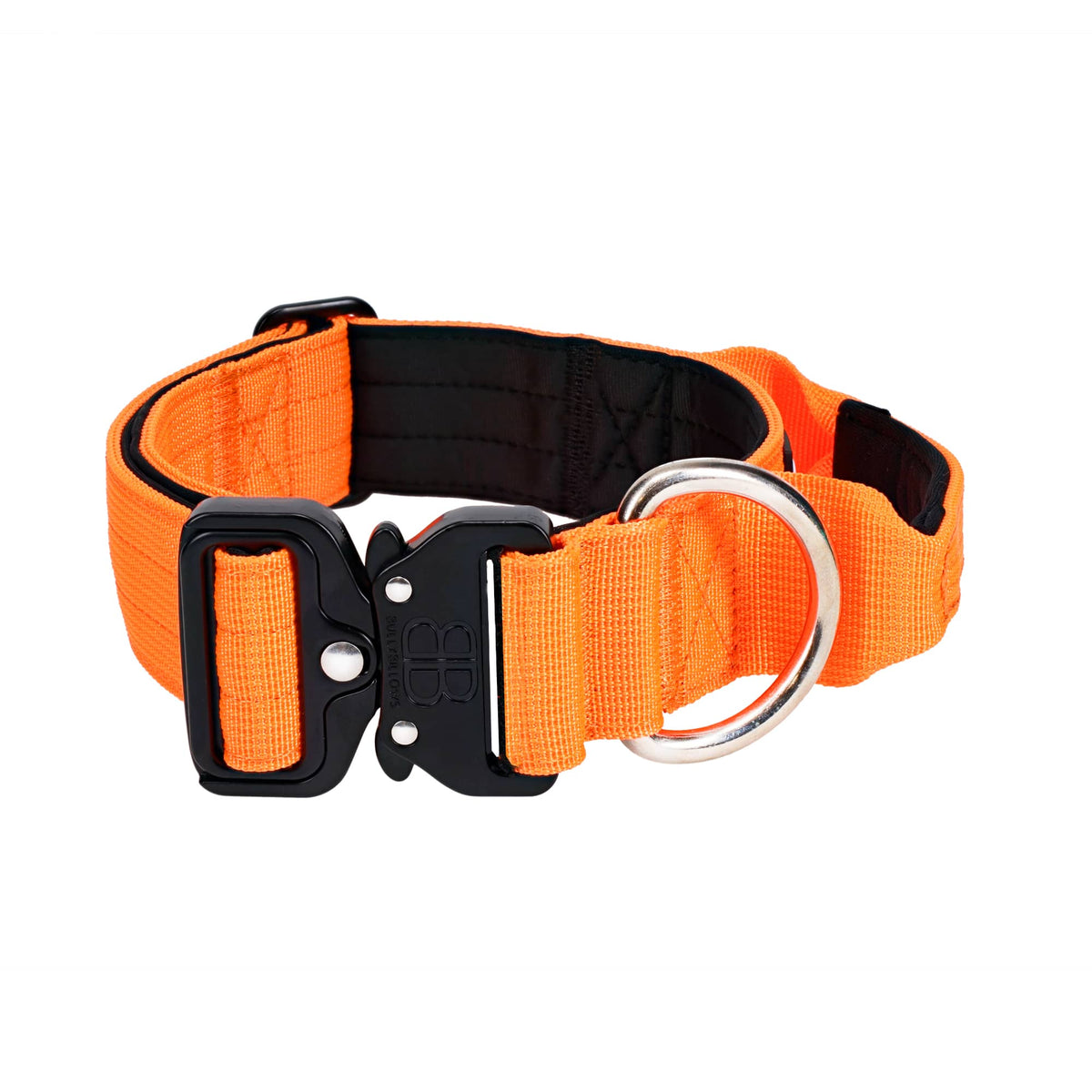 Bully Billows 4cm Combat® Collar | With Handle & Rated Clip - Orange v ...