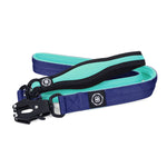 Bully Billows RR Combat Lead | Foam & Neoprene Padded with Soft Handle - Blue & Turquoise - The Pet Butcher - Bully Billows
