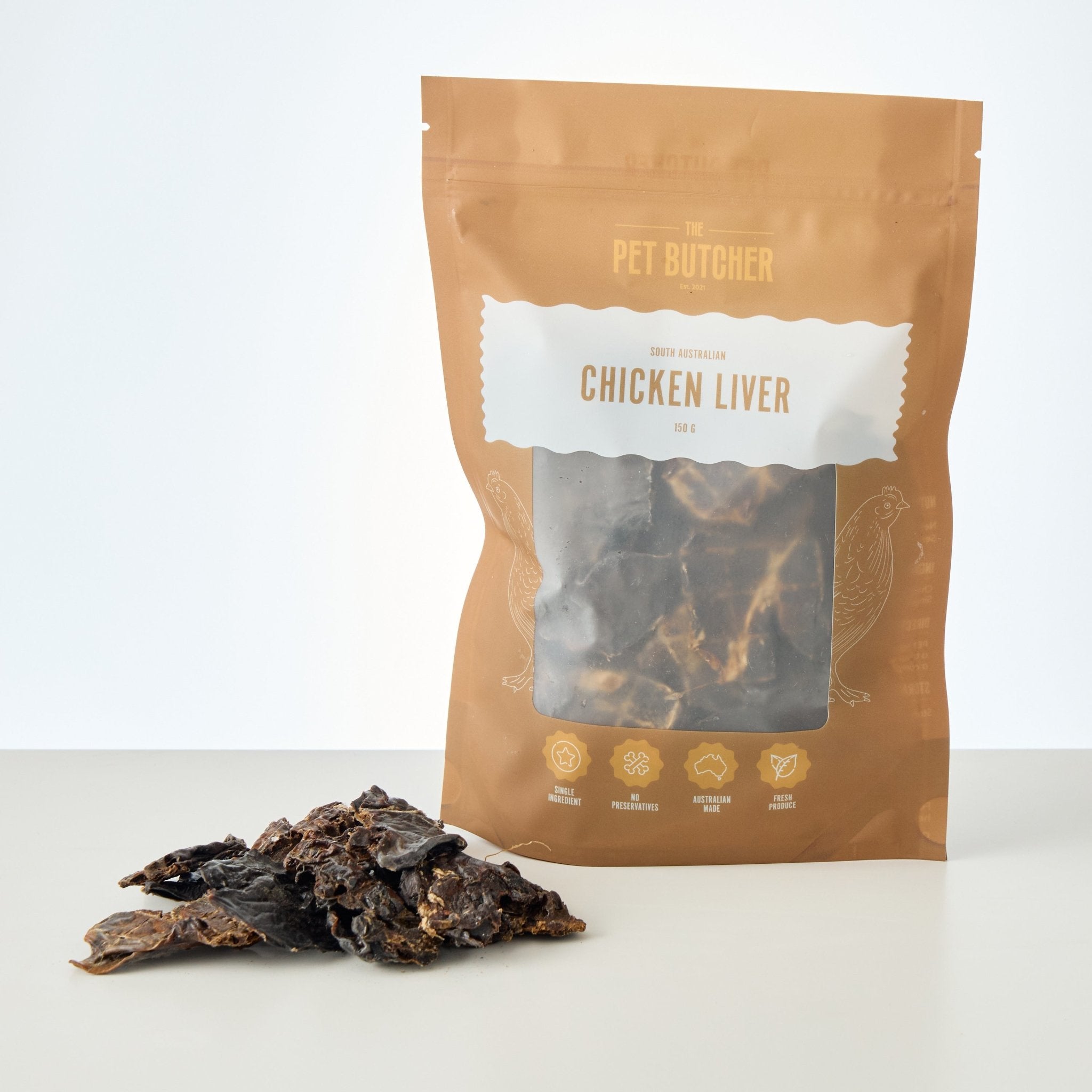 Dehydrated chicken outlet liver